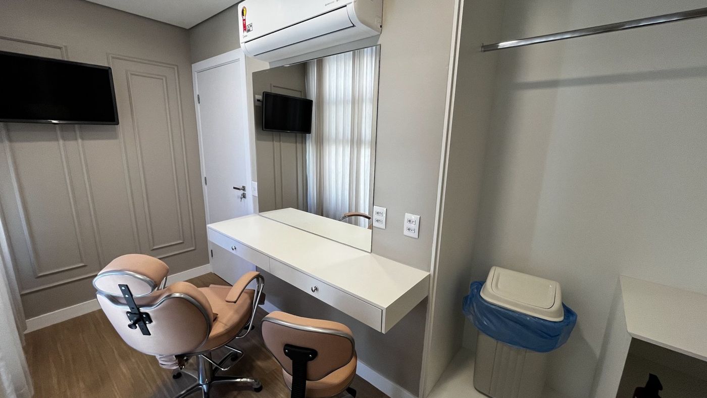 Quarto de Noiva com penteadeira